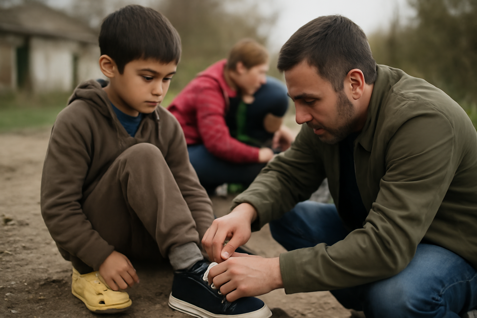 Ajută un Micuț să Pășească cu Încredere