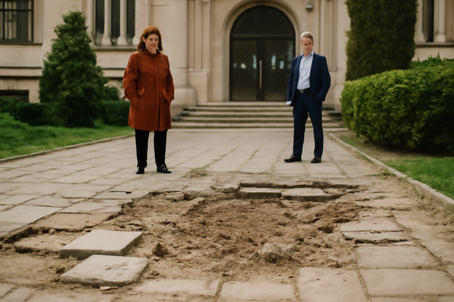 Amenajarea curții sediului CJ Galați va costa aproape 500.000 de euro – investitie controversată pentru o lucrare cu puține beneficii