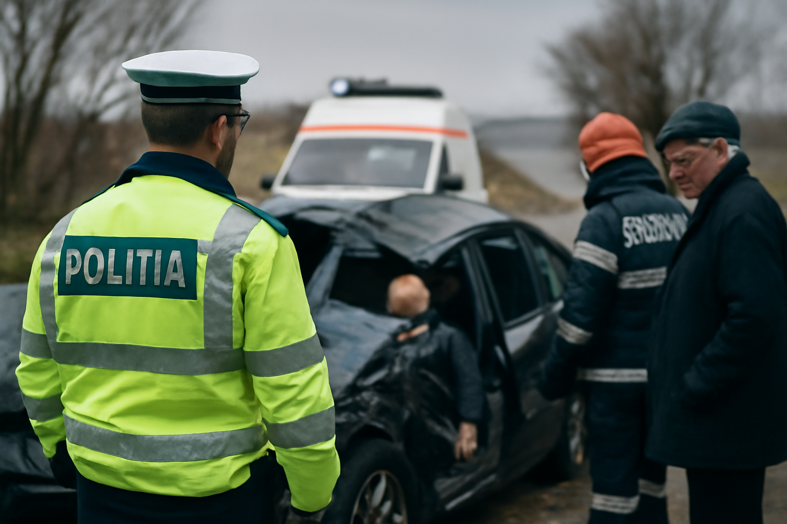 Tânăr de 35 de ani mort într-un accident rutier grav